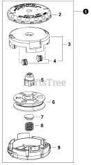 Echo SRM-3020 - Echo String Trimmer (SN: U09715001001 - U09715999999)