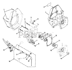 Snapper 411 SST (86298) - Snapper String Trimmer 411SST Crankcase Assm'y