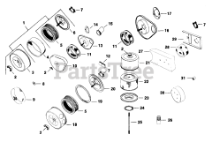 Kohler K301-47742 - Kohler K-Series Engine, Made for Wheel Horse, 12hp, 9kW Air Intake 1-10-1 (TP-2097)