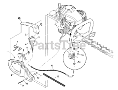Echo HC-155 - Echo Hedge Trimmer (SN: S83713001001 - S83713999999)