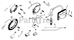 Kohler M8-301500 - Kohler Magnum Engine, Basic Version, 8hp, 6kW Ignition 18-2-260 TP-2201-C