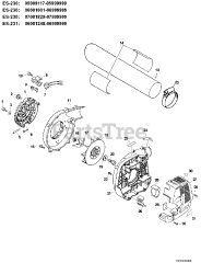 Echo ES-230 - Echo Shred N Vac Blower (SN: 06001001 - 06999999)