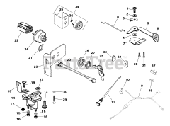 Kohler M18-24558 - Kohler Magnum Engine, Made for Aetco, 18hp, 13.4kW Instrument Panel (TP-2233-C)