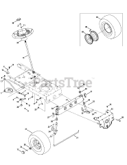 Craftsman 247.288842 (13AJ78SS099) - Craftsman Lawn Tractor (2012) (Sears)