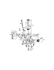 Troy-Bilt 2P70M0C - Troy-Bilt Engine 2P70M0C Crankshaft &amp; Crankcase Cover