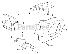 Kohler CH5-1510 - Kohler Command PRO Engine, Basic Version, 5hp Blower Housing &amp; Baffles (TP-2356-A) Rev 10/25/2006