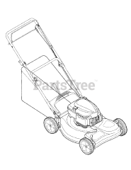 Yard Machines 12A-446B729 - Yard Machines Walk-Behind Mower (2006) (Home Depot)
