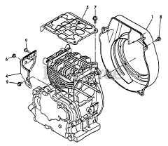 Echo EG-4300 E - Echo Generator Fan Housing