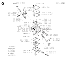 Jonsered GR 32 - Jonsered String Trimmer (1994-02) CARBURETOR DETAILS