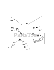 Briggs & Stratton 104M02-0169-H5 - Briggs & Stratton Vertical Engine Controls Group