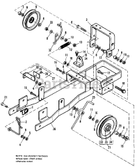 Simplicity 1690556 - Simplicity 36" & 42" Snow Thrower Hitch