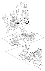 Homelite T-16 H (1690049) - Homelite Garden Tractor, 16hp