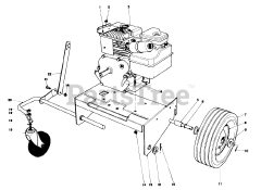 Toro 62933 - Toro Lawn Blower, 5hp (SN: 005000001 - 005999999) (1975)