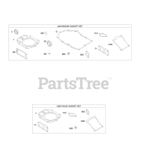 Briggs & Stratton 543577-0110-E1 - Briggs & Stratton Vertical Engine Valve Gasket Set, Engine Gasket Set