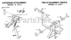 Troy-Bilt 1931 - Troy-Bilt Kickstand Attachment