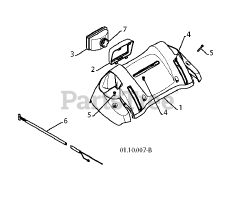 Poulan Pro 961980057-04 - Poulan Pro Snow Thrower (2013-08) HANDLE
