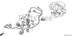 Honda BFP8 D2 XRA (BAAJ) - Honda Outboard Engine, Made in Japan (SN: BAAJ-1100001 - BAAJ-9999999) WIRE HARNESS