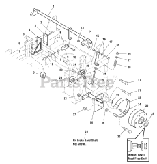 Ferris 1000Z (5901003) - Ferris 1000Z Series 61" Zero-Turn Mower, 27hp Kohler (SN: 2899 & Above)