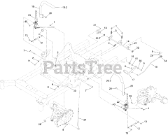 Toro 77287 (2000) - Toro 60" Z Master Zero-Turn Mower (SN: 411581734 - 411999999) Motion Control Assembly