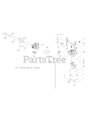 Troy-Bilt 170-VU - Troy-Bilt Engine 170-VU Carburetor