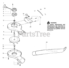 Weed Eater FL 1500 - Weed Eater Featherlite Blower, Type 6 Chassis Assembly Type 1-6