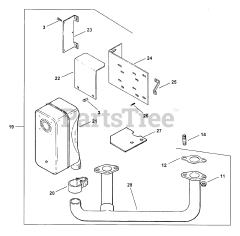 Kohler CV20-65511 - Kohler Command PRO Engine, Made for Metalcraft of Mayville, 20hp, 14.9kW Exhaust 11-24-13 (TP-2461)