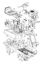 Lawn Chief 13AC560B022 - Lawn Chief Lawn Tractor (1998) (Cotter & Company)