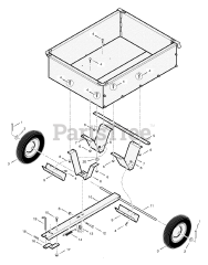 Murray 242014x8A - Murray Utility Dump Cart (2004) Utility Dump Cart (part 1)