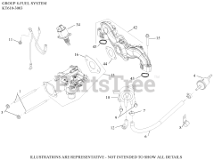 Kohler KT610-3003 - Kohler 6600 Series Engine, Basic Version, 19hp, 14.2kW 08 Fuel System