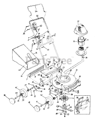 White Outdoor 186-407-190 - White Outdoor 19" Walk-Behind Mower, Electric (1996)