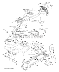 Poulan Pro PB GT 26H54 (960480020-02) - Poulan Pro Garden Tractor (2012-12)