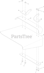 Toro 18740 TE - Toro 122cm Z Master Revolution Zero-Turn Mower (SN: 415162084 - 415299999) Deflector Assembly No. 147-1642