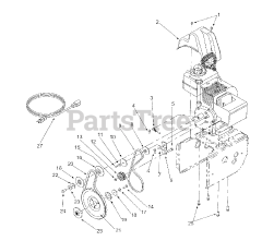 White Outdoor SB-524 (31AE600E022) - White Outdoor Snow Boss 24" Snow Thrower (2001)