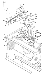 Gravely 48885 - Gravely 40" Snow Blower for 4-Wheel Tractor