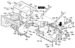 Murray 620301x54NC - Murray 20" Snow Thrower (2004) Top Cover Assembly
