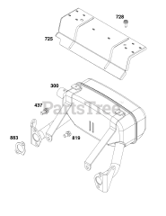 Briggs & Stratton 356447-0340-H5 - Briggs & Stratton Horizontal Engine Exhaust Group