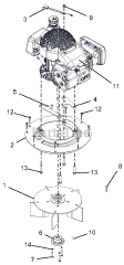 Gravely 995300 - Gravely APV Vacuum, Subaru (SN: 000151 & Above)