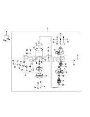 MTD 4P90JUC - MTD Engine 4P90JUC Starter Assembly