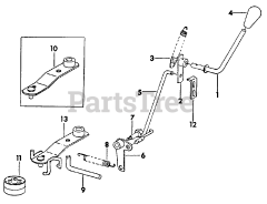 Cub Cadet 81 (0350003U) - Cub Cadet Lawn Tractor Power Take-Off Drive &amp; Controls
