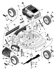 Yard King 20415x89A - Yard King 20" Walk-Behind Mower (1997)