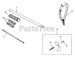 Green Machine 3000 B (UT-26035-B) - Green Machine String Trimmer Driveshaft