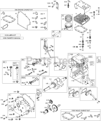 Briggs & Stratton 256452-1049-E2 - Briggs & Stratton Horizontal Engine