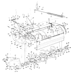 MTD 190-756-000 - MTD 28" Tiller Attachment (1990)