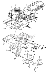 White Outdoor RB-500 (21A-340-190) - White Outdoor Roto Boss Tiller (1998)