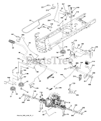 Poulan Pro PB 22H46YT (960420125-03) - Poulan Pro Lawn Tractor (2012-10)