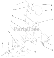 Toro 73470 (518 xi) - Toro Garden Tractor (SN: 089000001 - 089999999) (1998) Cruise Control Assembly
