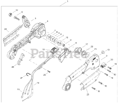 Swisher A 3000 - Swisher Blower Handle, Throttle