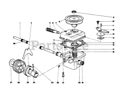 Toro 20750 - Toro Walk-Behind Mower (SN: 008000001 - 008999999) (1978) Gear Case Assembly
