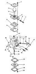 Echo PP-1260 - Echo Pole Saw (Type 1) Carburetor