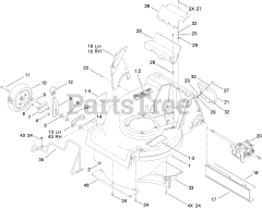 Toro 22189 TE - Toro 53cm Heavy-Duty Rear Bagger Walk-Behind Mower (SN: 311000001 - 311999999) (2011)